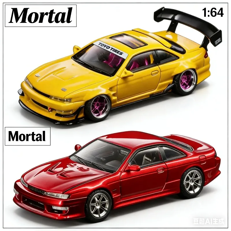 Mortal 2026HEC Limited Edition 1:64 Nissan S14 Cast Alloy Car Model, Boys' Holiday Gift Toy, Adult Collection Decoration Piece.
Mortal 2026HEC Limited Edition 1:64 Nissan S14 Cast Alloy Car Model, Boys' Holiday Gift Toy, Adult Collection Decoration Piece.