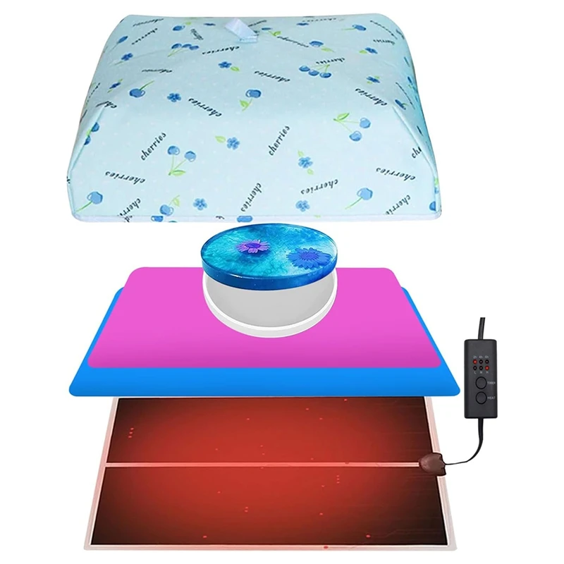 PWS Resin Heating Pad With Cover, Silicone Heating Pad Suitable For DIY Resin Mold US Plug
PWS Resin Heating Pad With Cover, Silicone Heating Pad Suitable For DIY Resin Mold US Plug