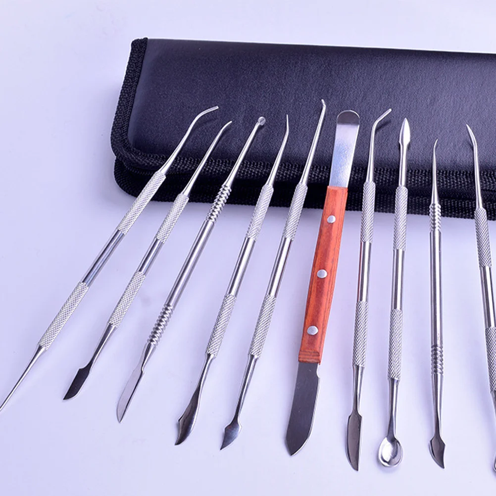 10pcs Stainless Steel Wax Engraving Tool Carving Kit For Dentist Anti-Rust Easy Modeling Tools
10pcs Stainless Steel Wax Engraving Tool Carving Kit For Dentist Anti-Rust Easy Modeling Tools