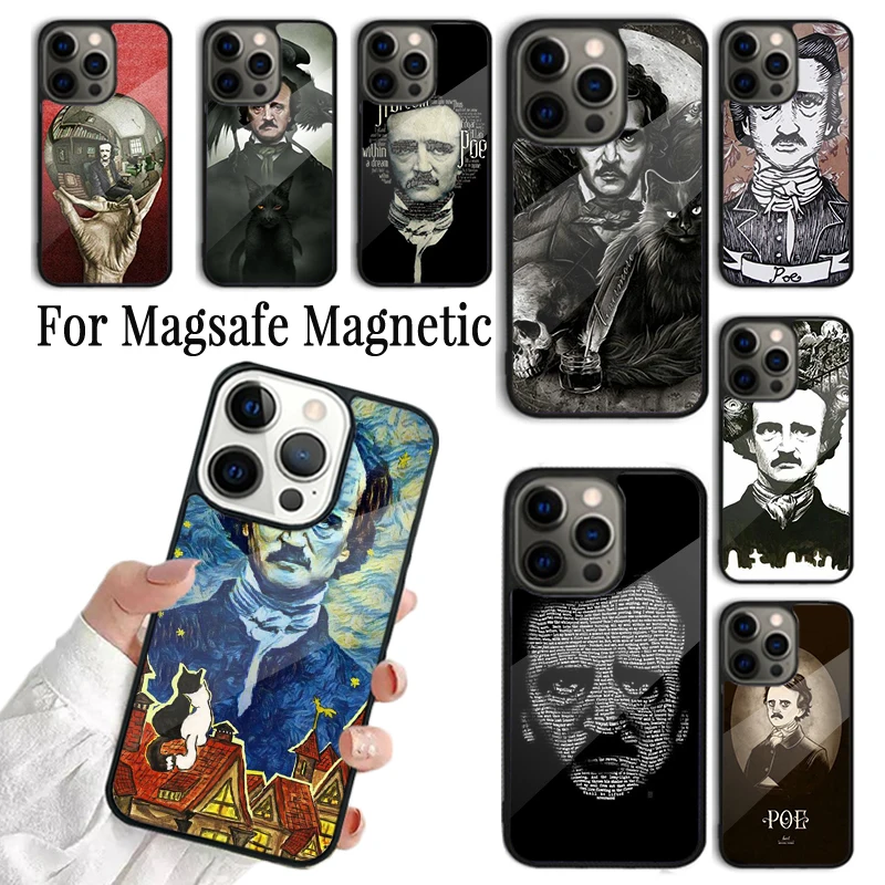 Магнитный чехол для iPhone 16 15 14 13 12 Mini 11 Pro Max Plus Magsafe, чехол с беспроводной зарядкой Эдгара Аллана По
Магнитный чехол для iPhone 16 15 14 13 12 Mini 11 Pro Max Plus Magsafe, чехол с беспроводной зарядкой Эдгара Аллана По