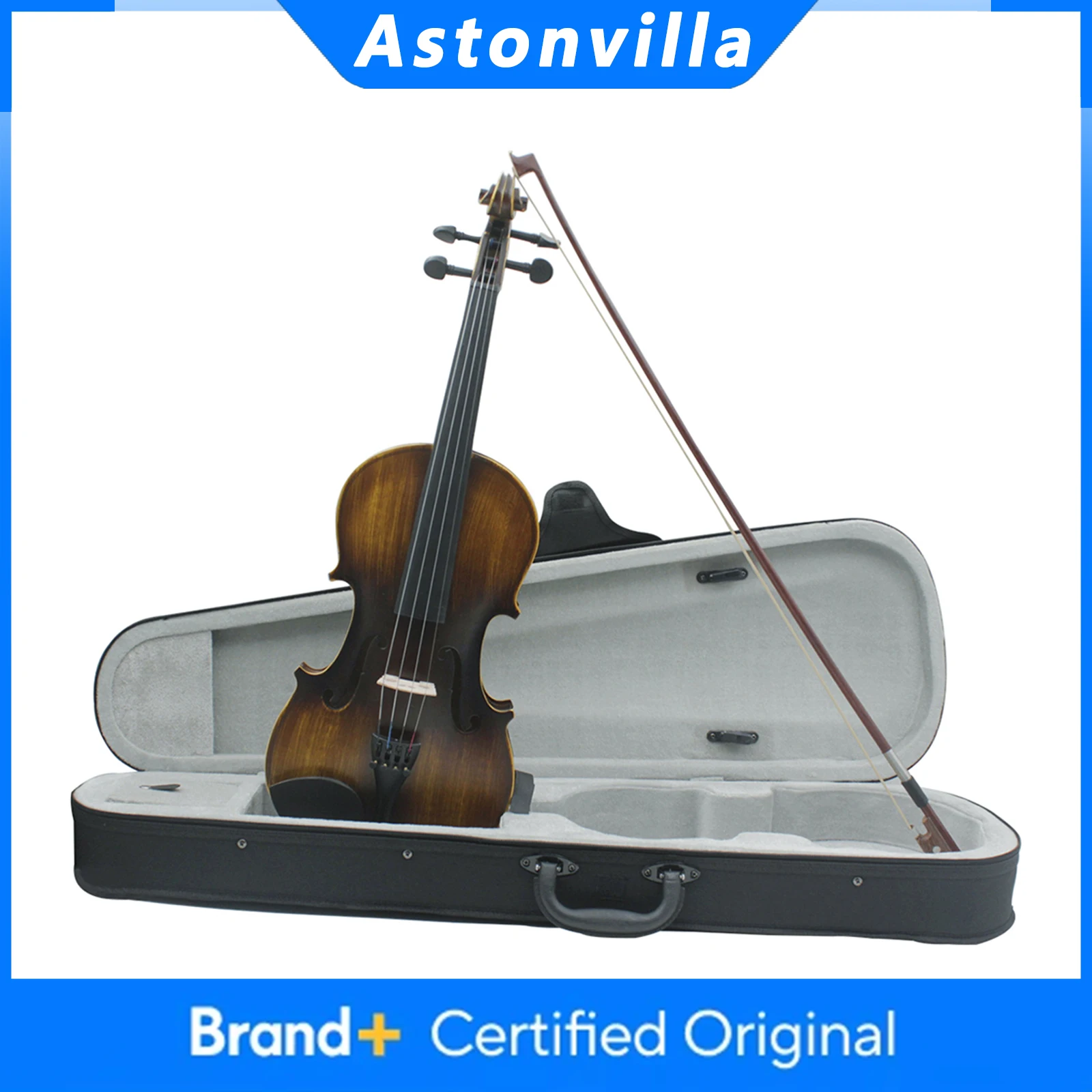 Astonvilla AV-206 Acoustic Violin Retro Matte Basswood Acoustic Violin Stringed Instruments with Violin Case Bow Accessories
Astonvilla AV-206 Acoustic Violin Retro Matte Basswood Acoustic Violin Stringed Instruments with Violin Case Bow Accessories