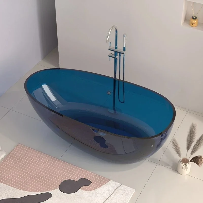 6239Qimeishi transparent bathtub Color crystal artificial stone Oval independent integrated resin bathtub
6239Qimeishi transparent bathtub Color crystal artificial stone Oval independent integrated resin bathtub