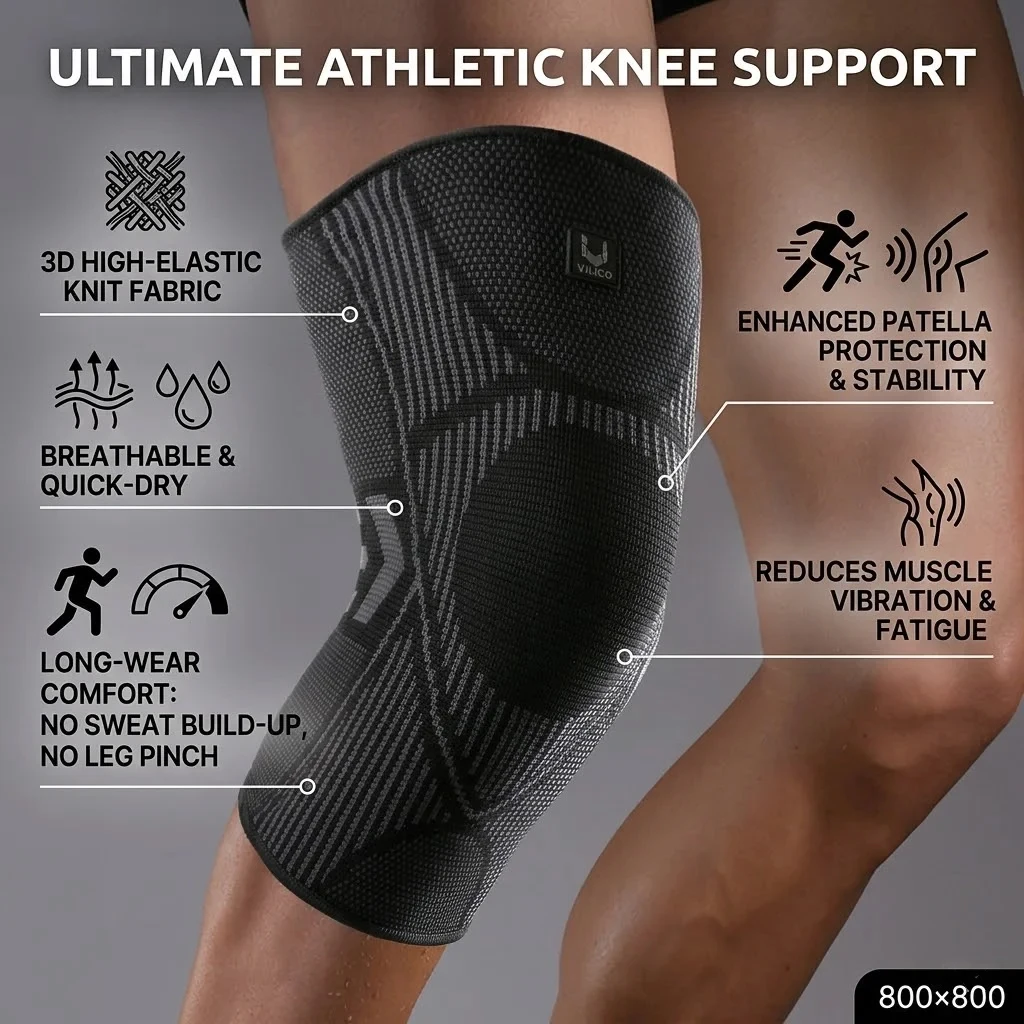 1PCS Knee Brace Knee Sleeve Support For Men And Women Knee Pads For Running, Hiking Meniscus Tear Arthritis Joint
1PCS Knee Brace Knee Sleeve Support For Men And Women Knee Pads For Running, Hiking Meniscus Tear Arthritis Joint