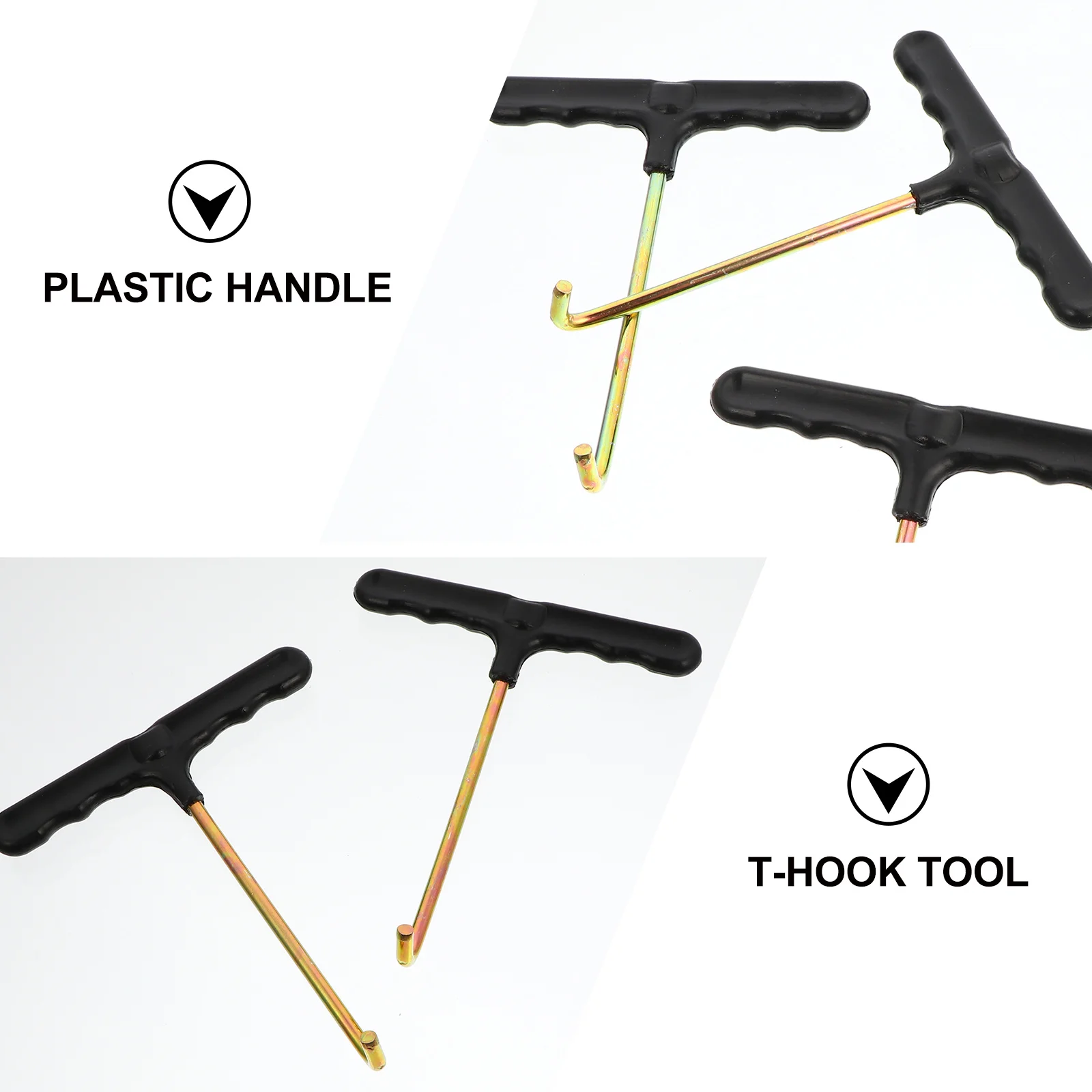 10pcs Trampoline Spring Tool T-Hook Pull Handle For Installation Repair, Durable Rust Resistant Metal Plastic Trampoline Pull
10pcs Trampoline Spring Tool T-Hook Pull Handle For Installation Repair, Durable Rust Resistant Metal Plastic Trampoline Pull
