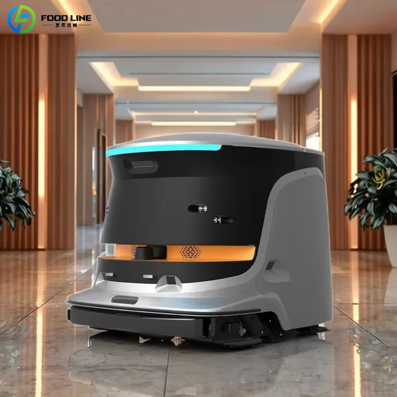 Customized Commercial Cleaning Robot LiDAR Navigation Sweep & Mop Function High-Efficiency Floor Care Device