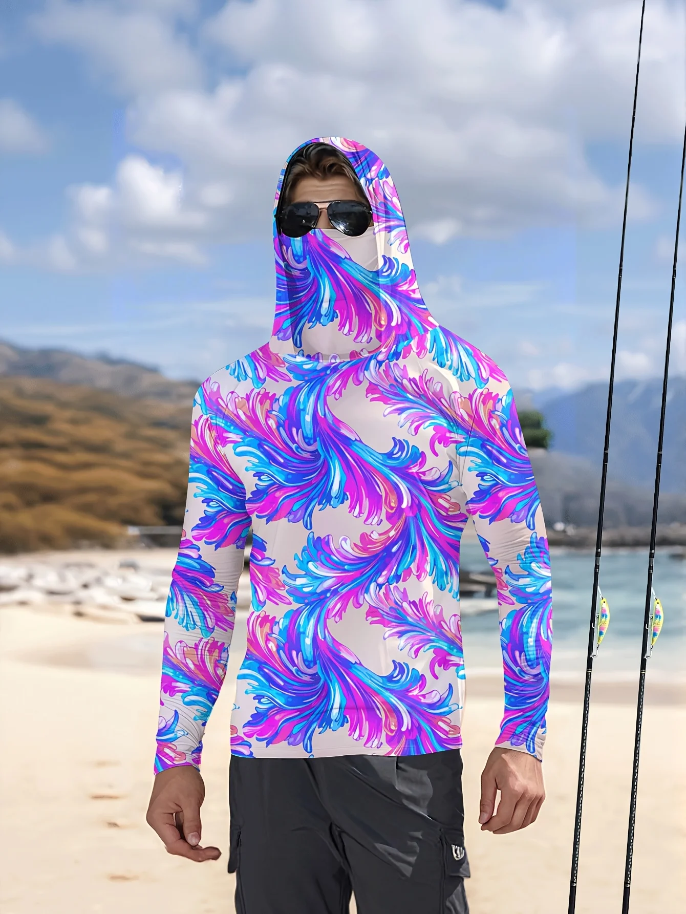 Men Hood Fishing Shirt long sleeve Fishing clothing fishing t shirt uv protection fishing shirt Fishing Apparel Quick Dry
Men Hood Fishing Shirt long sleeve Fishing clothing fishing t shirt uv protection fishing shirt Fishing Apparel Quick Dry