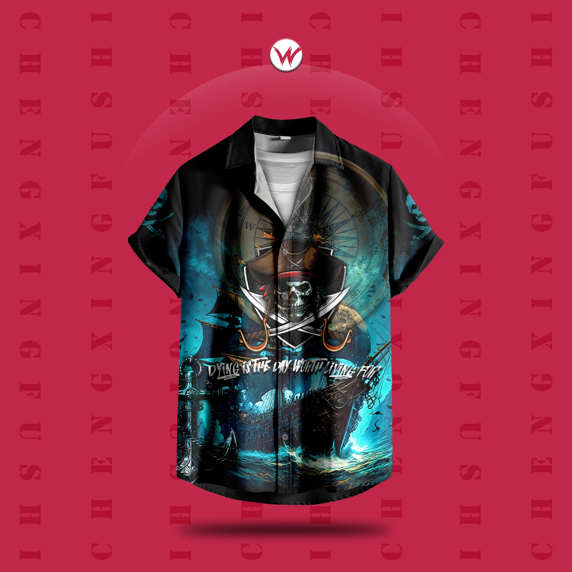 Новая модная мужская рубашка, летняя повседневная и модная гавайская пляжная футболка, 3D-пиратский принт на все тело.
Новая модная мужская рубашка, летняя повседневная и модная гавайская пляжная футболка, 3D-пиратский принт на все тело.