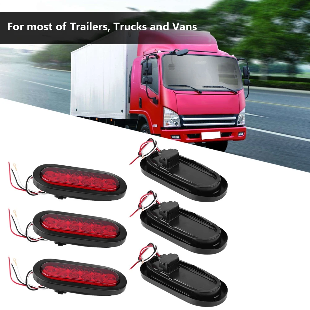 LED Trailer Lamps Truck Trailer Lights 12V 10LEDS Trailer Lights Lamps Stop/Turn/Tail Lighting for Trailer Truck and
LED Trailer Lamps Truck Trailer Lights 12V 10LEDS Trailer Lights Lamps Stop/Turn/Tail Lighting for Trailer Truck and