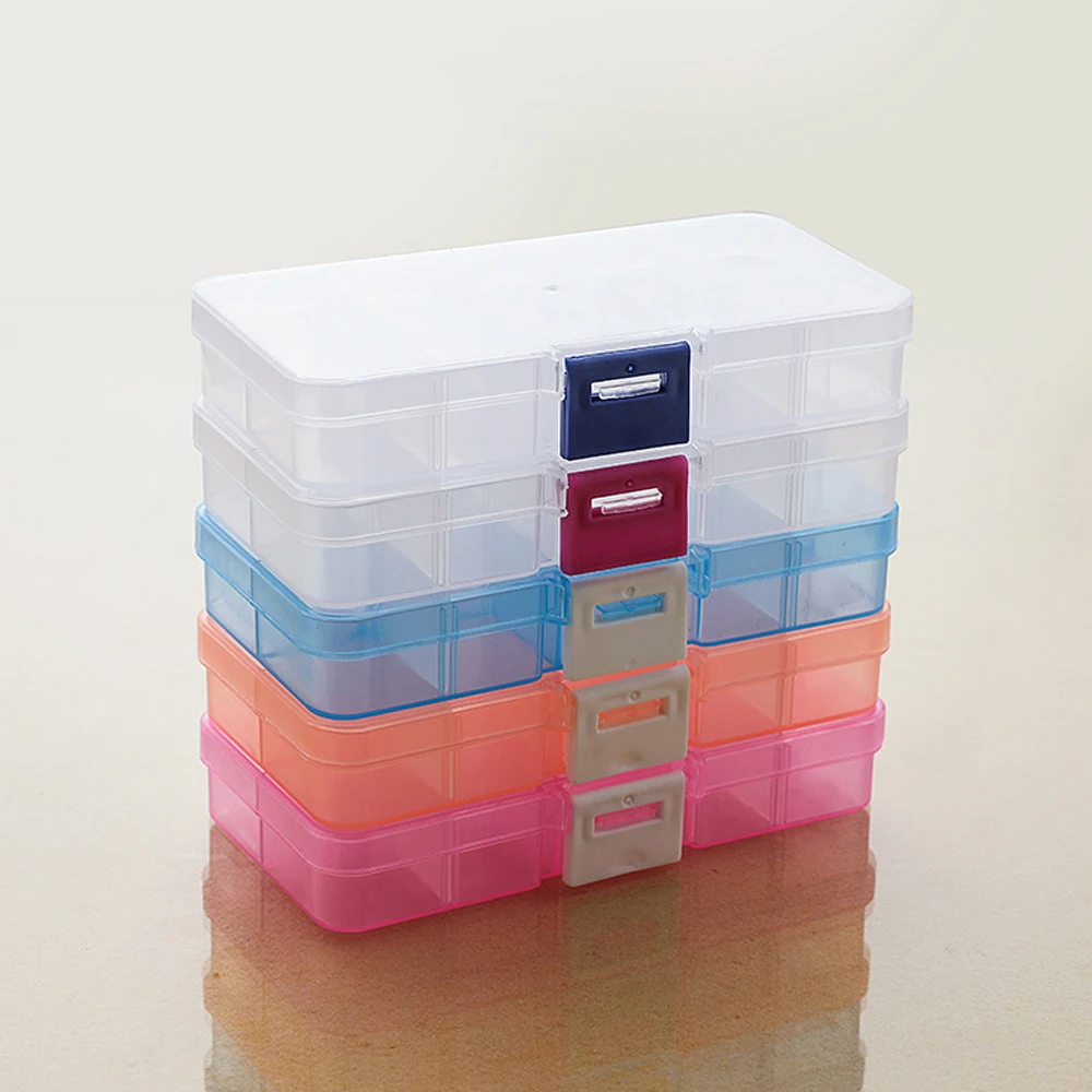 10 Grid Square Plastic Jewelry Box Organizer Adjustable Container DIY Colorful Compartment Storage Box Display Case Supplies
10 Grid Square Plastic Jewelry Box Organizer Adjustable Container DIY Colorful Compartment Storage Box Display Case Supplies