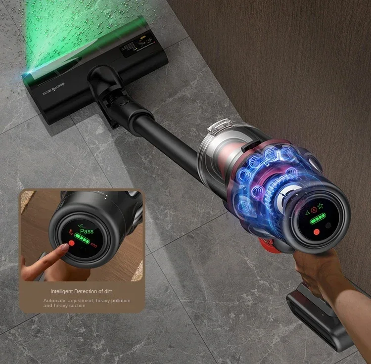 Deerma T50 Green Light Dust Display Cordless Vacuum Cleaner Household Large Suction Handheld Small Cleaner
Deerma T50 Green Light Dust Display Cordless Vacuum Cleaner Household Large Suction Handheld Small Cleaner