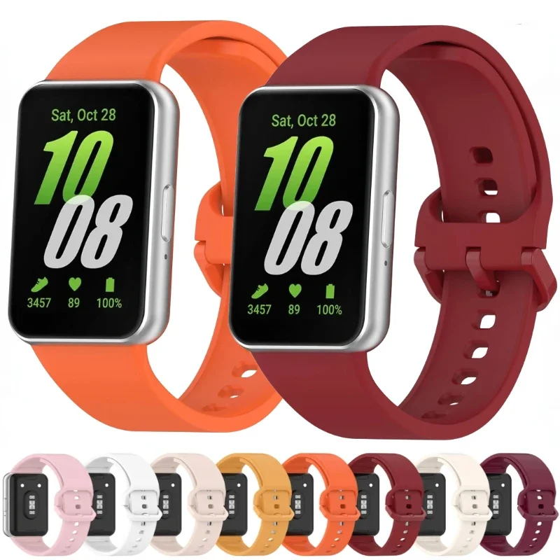 Регулируемый силиконовый ремешок для Samsung Galaxy Fit 3, спортивный браслет, ремешок для часов, Смарт-часы для Samsung Galaxy Fit 3, аксессуары для ремня
Регулируемый силиконовый ремешок для Samsung Galaxy Fit 3, спортивный браслет, ремешок для часов, Смарт-часы для Samsung Galaxy Fit 3, аксессуары для ремня