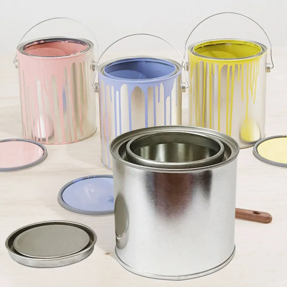 5pcs 0.2L Metal Paint Cans Portable Tinplate Containers for Storage Sealed Empty Lids Sturdy Multipurpose
5pcs 0.2L Metal Paint Cans Portable Tinplate Containers for Storage Sealed Empty Lids Sturdy Multipurpose