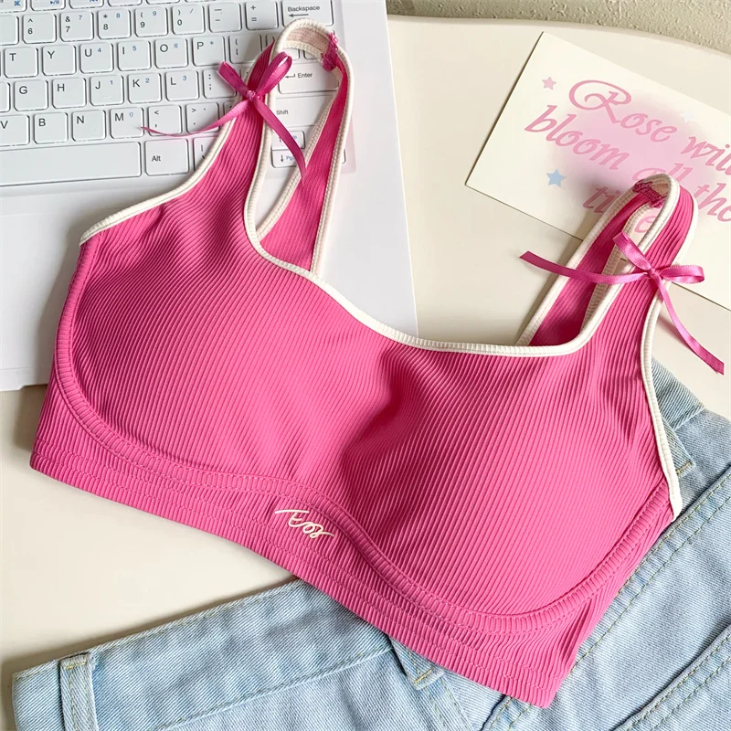 Спортивное нижнее белье, женский бюстгальтер с красивой спинкой, цельный красочный носимый бюстгальтер-майка, женское нижнее белье
Спортивное нижнее белье, женский бюстгальтер с красивой спинкой, цельный красочный носимый бюстгальтер-майка, женское нижнее белье