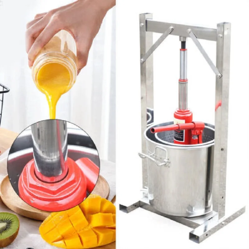12L Fruit Wine Press grape Crusher Juice Maker Stainles Hydraulic Jack 304 for Fermented Grapes
12L Fruit Wine Press grape Crusher Juice Maker Stainles Hydraulic Jack 304 for Fermented Grapes