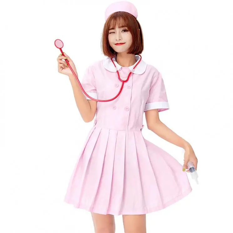 Sweet Cute Nurse Roleplay Halloween Costume White Uniform Angel Doll Collar Dress Women's Traditional Chinese Costume Stage Wear
Sweet Cute Nurse Roleplay Halloween Costume White Uniform Angel Doll Collar Dress Women's Traditional Chinese Costume Stage Wear