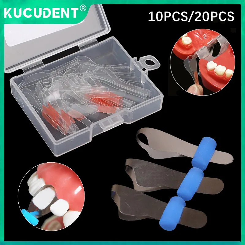 Dental Twin Anterior Metal Matrices Self-Adhesive Transparent Sectional Contoured Matrix Dentistry Proximal Matrice Materials
Dental Twin Anterior Metal Matrices Self-Adhesive Transparent Sectional Contoured Matrix Dentistry Proximal Matrice Materials