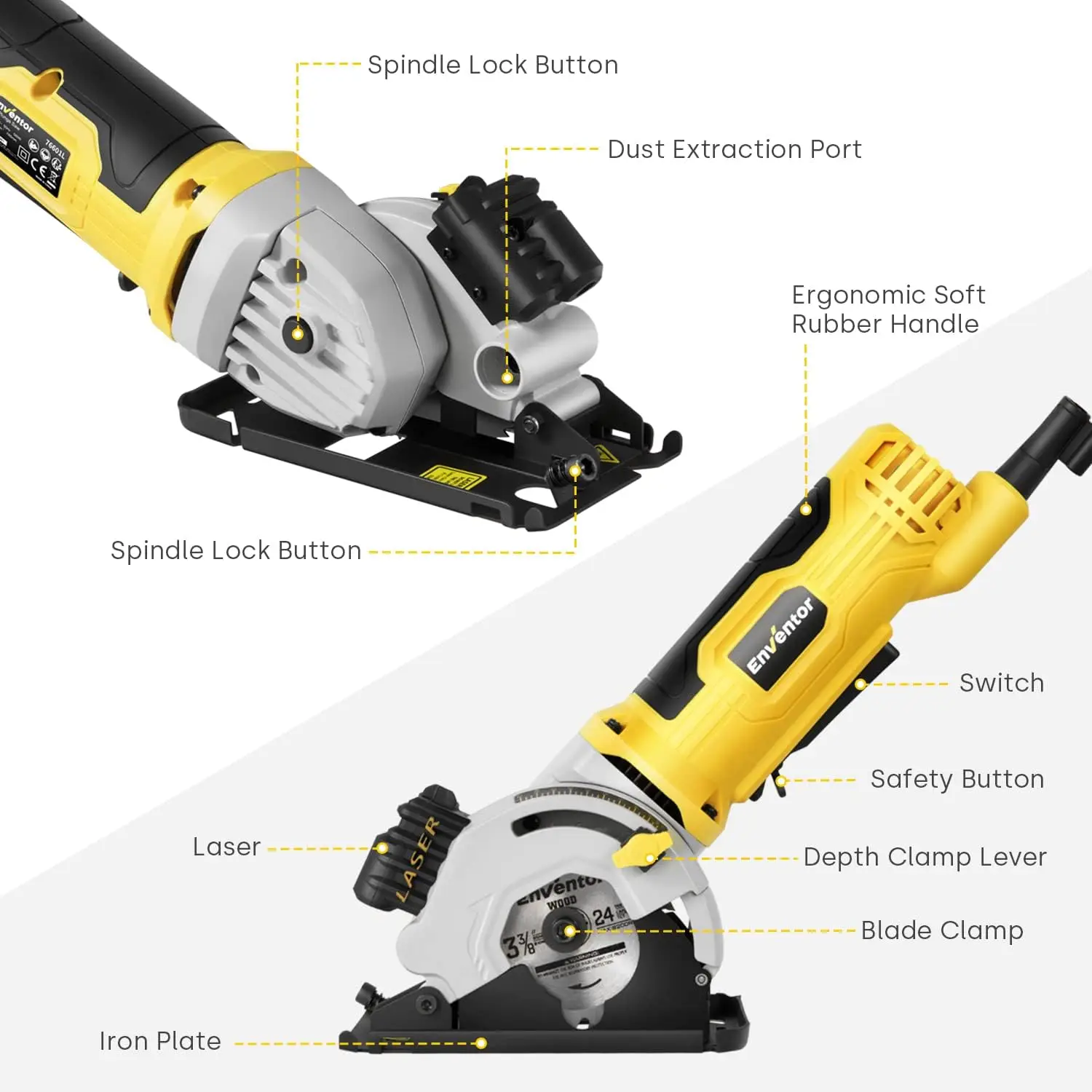 Brushless Electric Circular Saw Lithium Battery Powered Handheld Miter Saw Power Tools for Dewalt Battery
Brushless Electric Circular Saw Lithium Battery Powered Handheld Miter Saw Power Tools for Dewalt Battery
