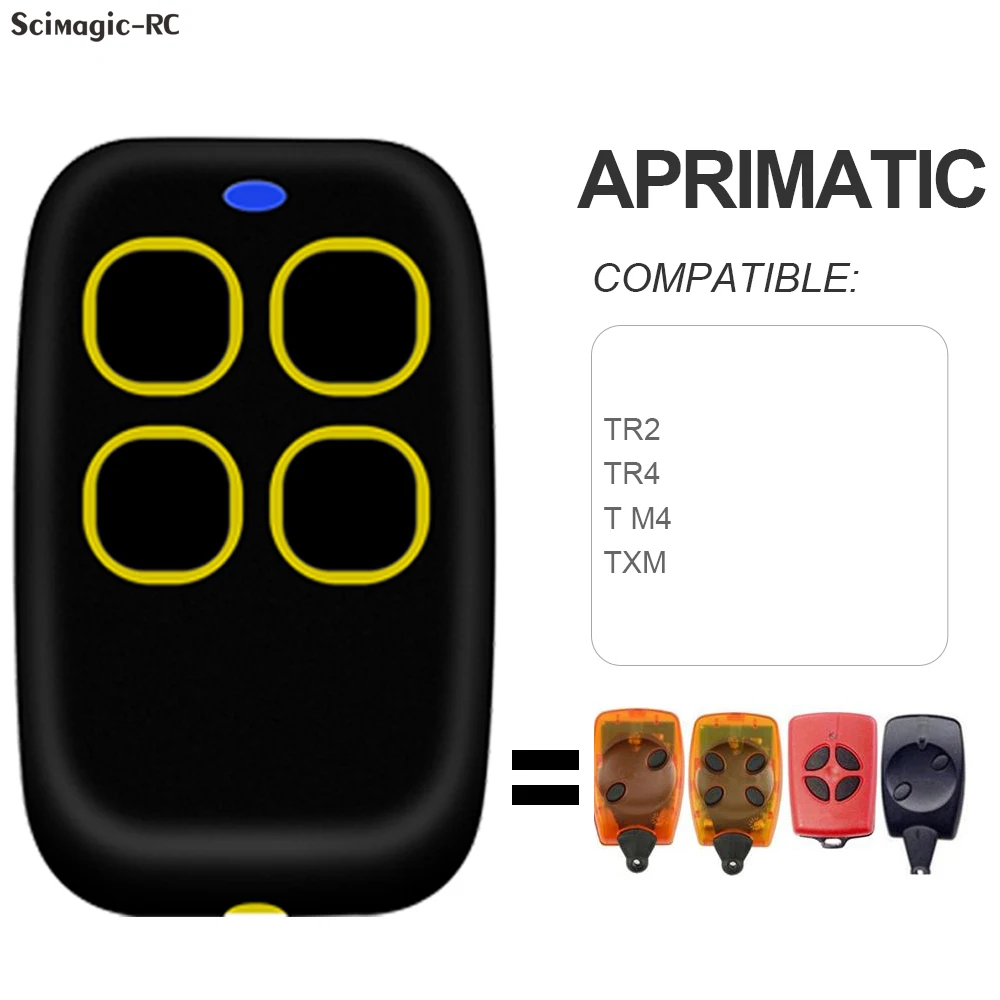 433MHz Контроллер APRIMATIC TR4 TM4 TX2M Пульт дистанционного управления APRIMATIC Пульт дистанционного управления дверью гаража
433MHz Контроллер APRIMATIC TR4 TM4 TX2M Пульт дистанционного управления APRIMATIC Пульт дистанционного управления дверью гаража