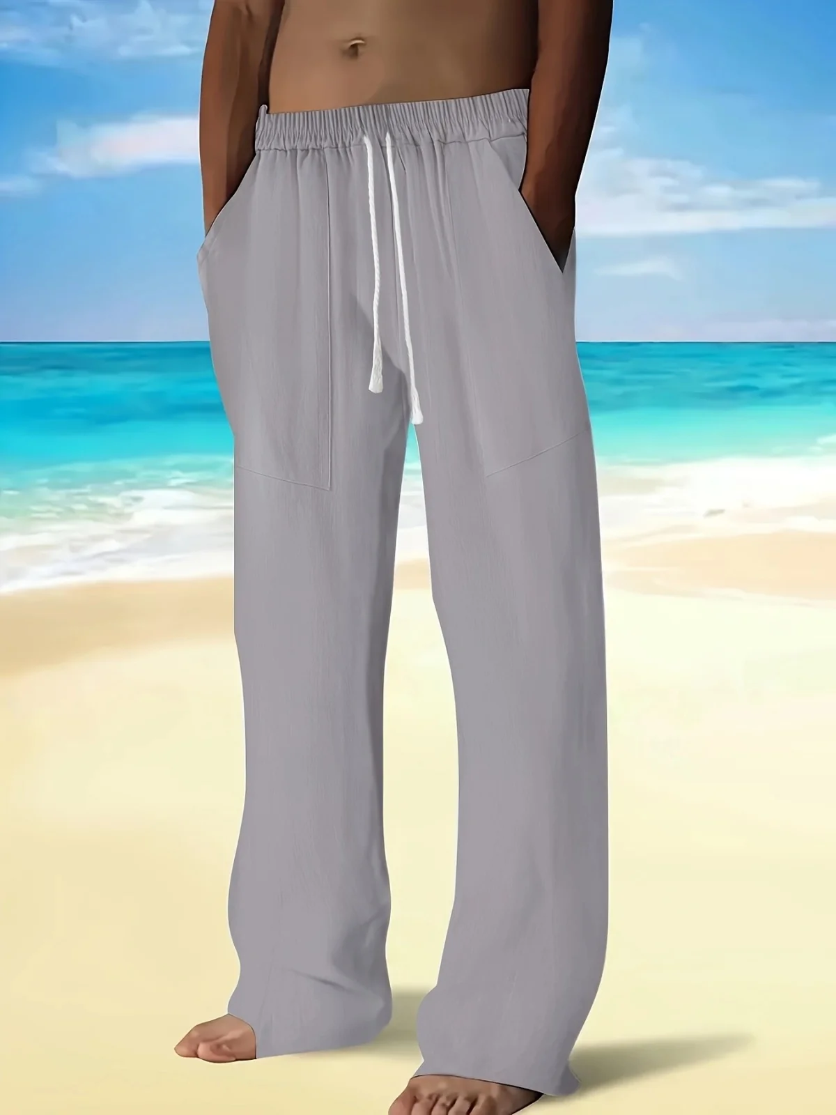 Men's Cotton And Linen Trousers, Spring And Summer Casual Sports Pants, Comfortable And Breathable Linen Pants, Straight Pants
Men's Cotton And Linen Trousers, Spring And Summer Casual Sports Pants, Comfortable And Breathable Linen Pants, Straight Pants