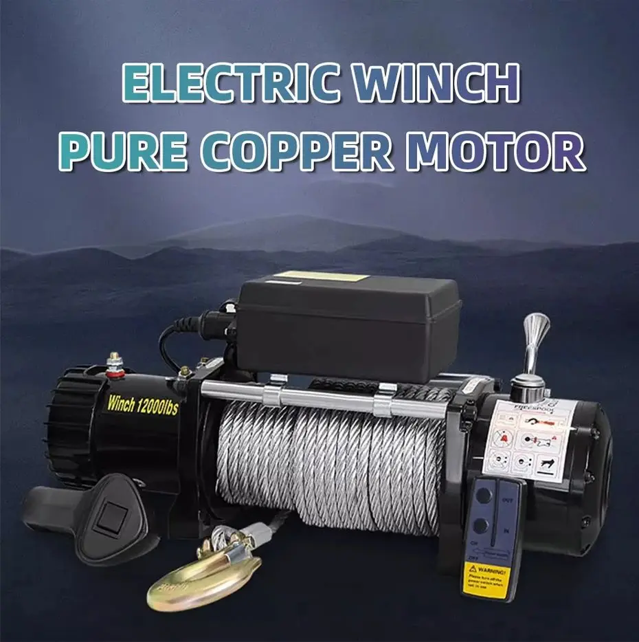 6000LBS/3000LBS Electric winch 12v24v vehicle-mounted small crane Self-rescue electric hoist hoist for off-road vehicles
6000LBS/3000LBS Electric winch 12v24v vehicle-mounted small crane Self-rescue electric hoist hoist for off-road vehicles