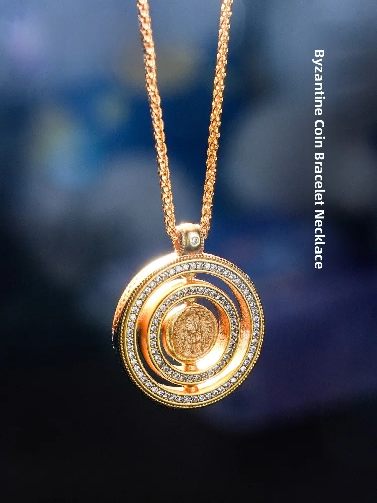 Creative Museum East Roman Gold Coin Rope Necklace High Aesthetic Value Large Atmosphere Golden Women's Gifts
Creative Museum East Roman Gold Coin Rope Necklace High Aesthetic Value Large Atmosphere Golden Women's Gifts