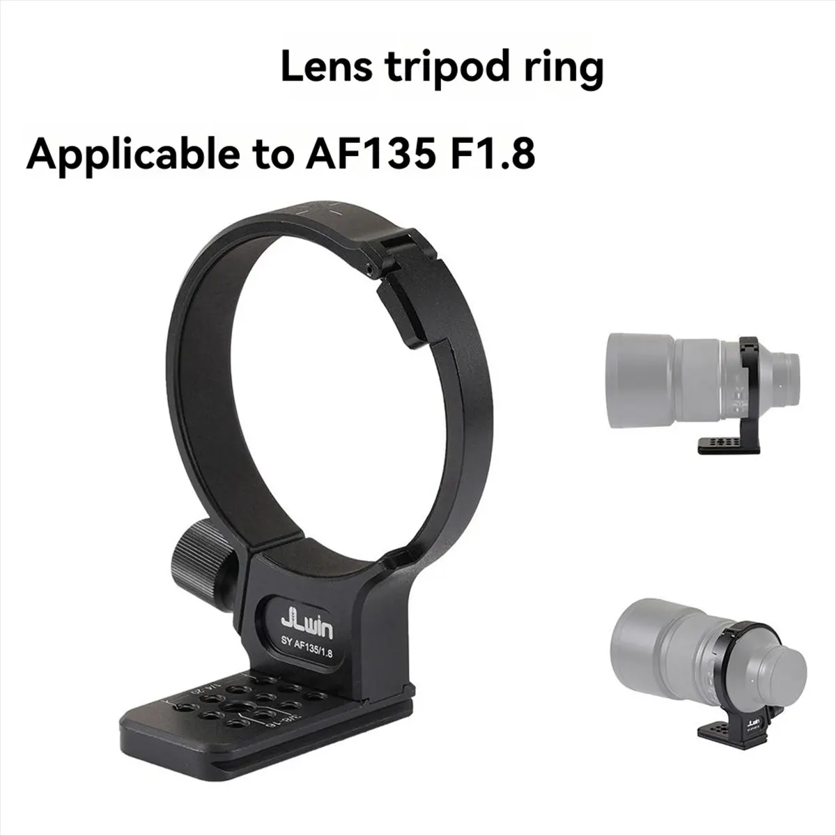 Кольцо-крепление для штатива M05K JLwin 84 мм для объектива Samyang AF135 F1.8 с быстросъемной пластиной для штативов Acra-Swiss
Кольцо-крепление для штатива M05K JLwin 84 мм для объектива Samyang AF135 F1.8 с быстросъемной пластиной для штативов Acra-Swiss