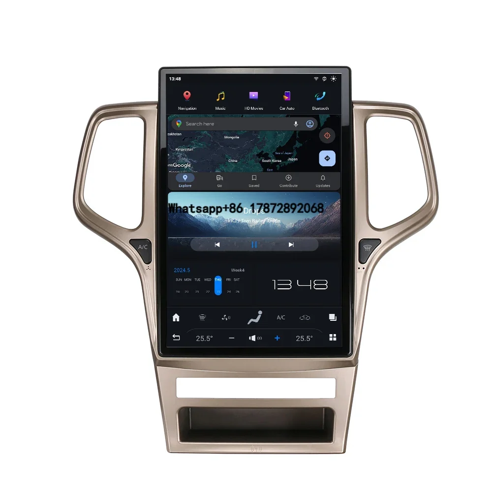 Upgrade 14.4 Inch Vertical Screen Car Radio for Grand Cherokee 2011-2013 Car Multimedia Video Player and
Upgrade 14.4 Inch Vertical Screen Car Radio for Grand Cherokee 2011-2013 Car Multimedia Video Player and