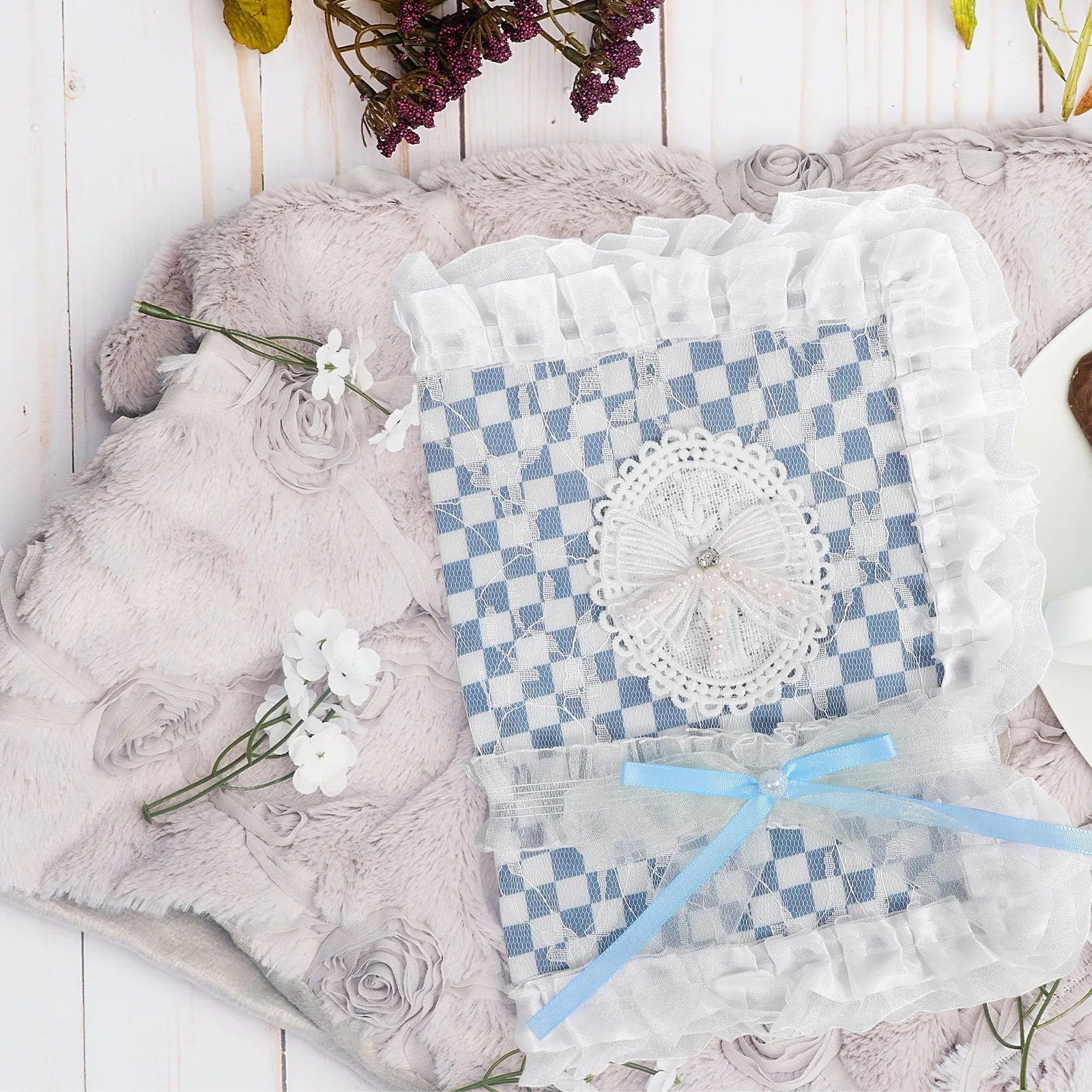 Cloth Lace Book Cover Protector Reusable Anti-Wear Sleeve for Hardcover Novels Notebook Protective Book Cover for Students
Cloth Lace Book Cover Protector Reusable Anti-Wear Sleeve for Hardcover Novels Notebook Protective Book Cover for Students