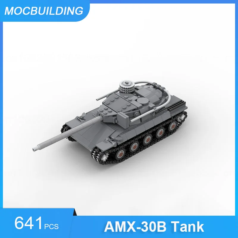 MOC Building Blocks AMX-30B Tank Model DIY Assemble Bricks Creative Educational Military Display Collection Toys Gifts 641PCS
MOC Building Blocks AMX-30B Tank Model DIY Assemble Bricks Creative Educational Military Display Collection Toys Gifts 641PCS