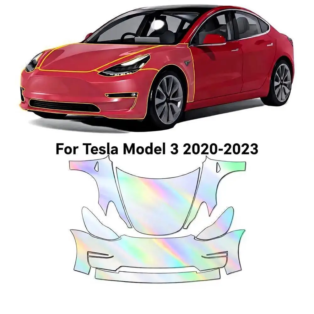 For Tesla Model 3 2020-2023 TPU Body Bumper Pre-cut Matte Clear Sticker Paint Protection Film PPF Scratch-resistant Transparent
For Tesla Model 3 2020-2023 TPU Body Bumper Pre-cut Matte Clear Sticker Paint Protection Film PPF Scratch-resistant Transparent