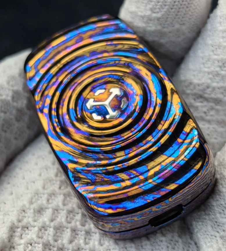 Used EDC JUZHE EDC Timascus Ripple Push fidget slider decompression toy
Used EDC JUZHE EDC Timascus Ripple Push fidget slider decompression toy