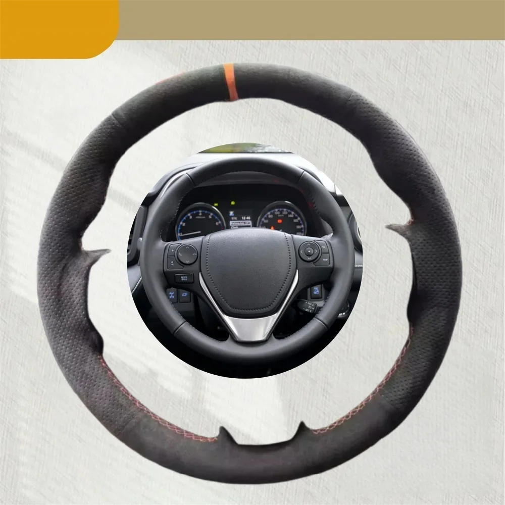 Car Steering Wheel Cover For Toyota 2013-2018 Corolla 2014-2019 Suede Leather Non-Slip And Soft Car Accessories Steering Wrap
Car Steering Wheel Cover For Toyota 2013-2018 Corolla 2014-2019 Suede Leather Non-Slip And Soft Car Accessories Steering Wrap