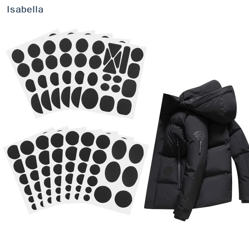 ♩1Set Self-Adhesive Clothing Repair Patches Assorted Shapes Universal Durable Fabric Fixes For Down Jackets And Garments
♩1Set Self-Adhesive Clothing Repair Patches Assorted Shapes Universal Durable Fabric Fixes For Down Jackets And Garments