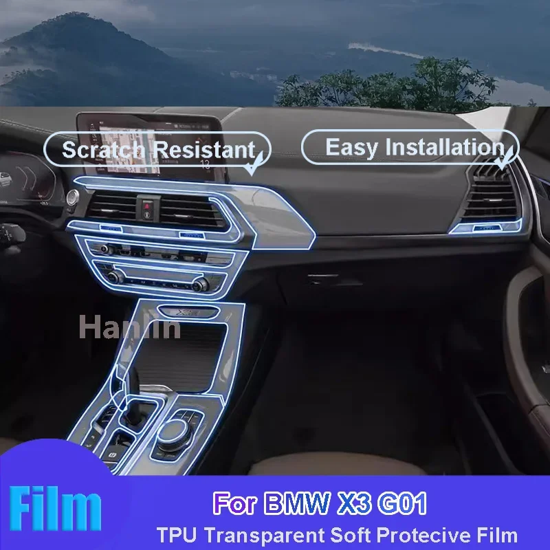 For BMW X3 G01 2018 Car Interior Center Console Transparent TPU Protective Anti-scratch Repair Film Car Sticker
For BMW X3 G01 2018 Car Interior Center Console Transparent TPU Protective Anti-scratch Repair Film Car Sticker