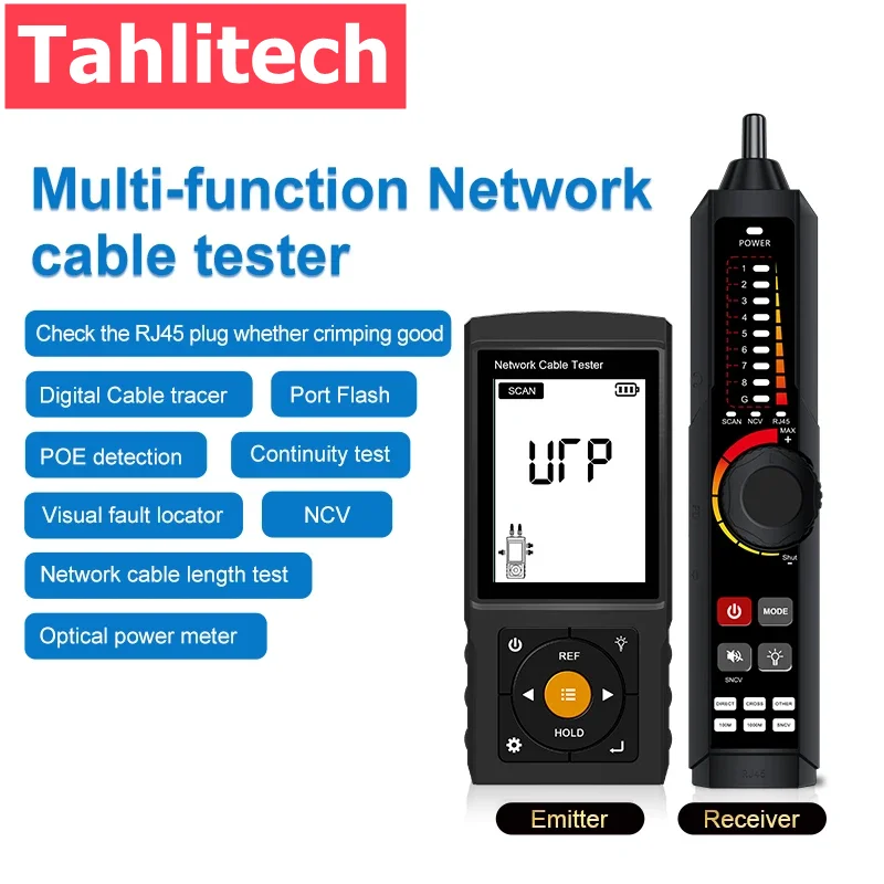 3 inch Network Cable Tester LAN RVV Telephone Wire Tracker Tracer for UTP RJ45 RJ11 BNC Detector Rechargeable Line Finder
3 inch Network Cable Tester LAN RVV Telephone Wire Tracker Tracer for UTP RJ45 RJ11 BNC Detector Rechargeable Line Finder