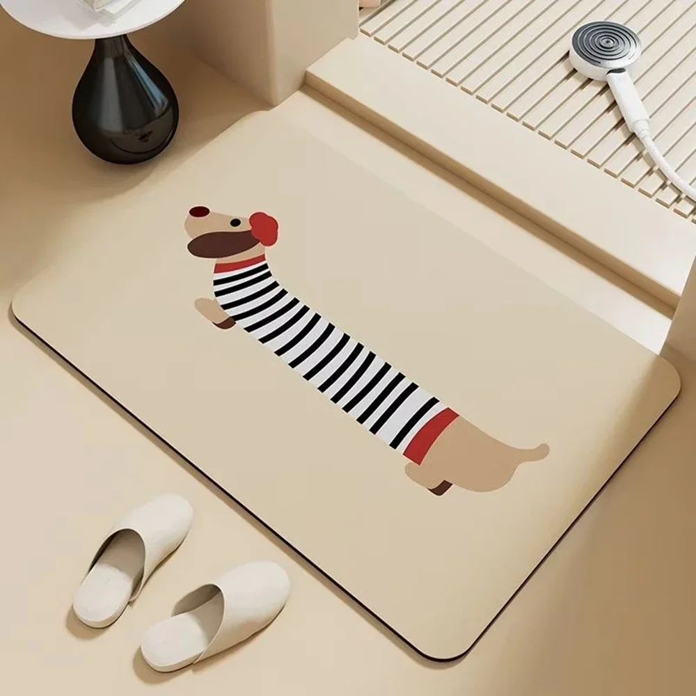 40x60cm Cute Cartoon Puppy Absorbent Floor Mat Mud Bathroom Door Foot Pad Non-slip Toilet Toilet Door Cute Foot Pad
40x60cm Cute Cartoon Puppy Absorbent Floor Mat Mud Bathroom Door Foot Pad Non-slip Toilet Toilet Door Cute Foot Pad