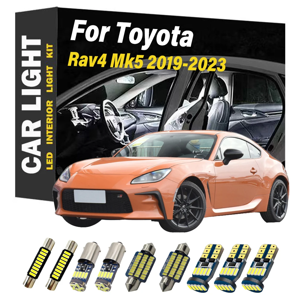 10Pcs LED Interior Light License Plate Lamp Kit For Toyota RAV4 MK5 5 V 2019 2020 2021 2022 2023 2024 Dome Reading Trunk Light
10Pcs LED Interior Light License Plate Lamp Kit For Toyota RAV4 MK5 5 V 2019 2020 2021 2022 2023 2024 Dome Reading Trunk Light