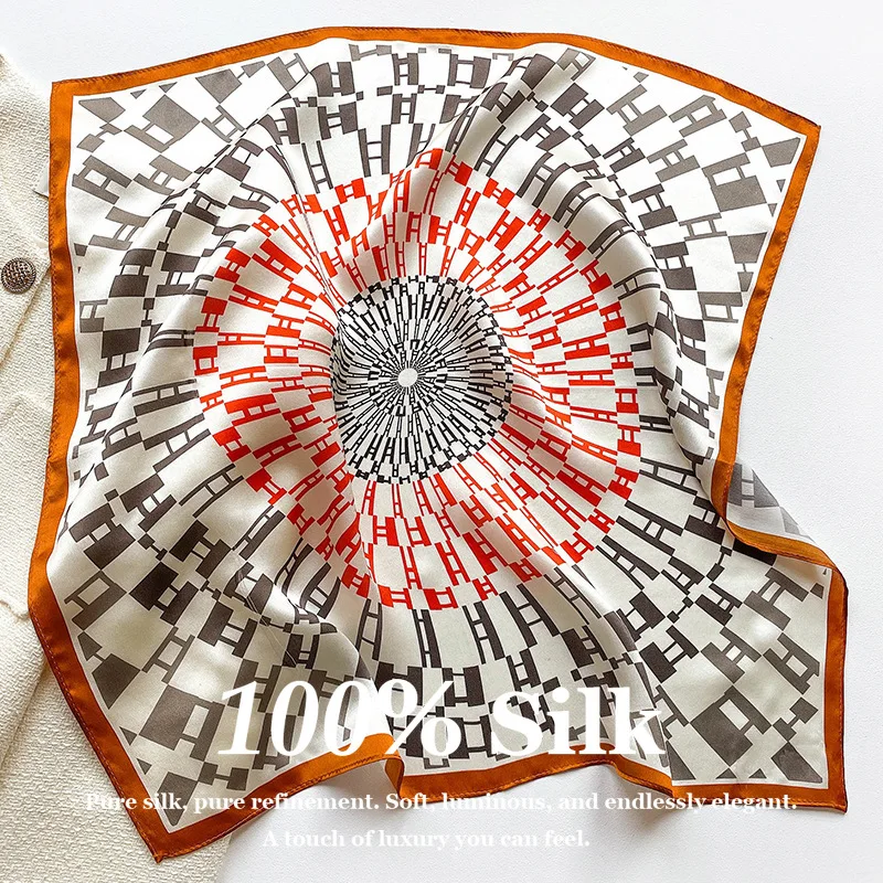 100% Real Silk Scarf Women 53x53cm Square Head Scarf Print Hair Bandana Small Neck Scarf Luxury Neckerchief Female Foulard Shawl
100% Real Silk Scarf Women 53x53cm Square Head Scarf Print Hair Bandana Small Neck Scarf Luxury Neckerchief Female Foulard Shawl