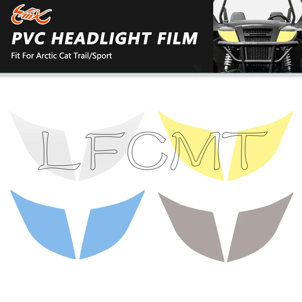 Пленка ПВХ прозрачная защитная для фар UTV, подходит для Arctic Cat Wildcat Sport Trail 700 4x4 /XT
Пленка ПВХ прозрачная защитная для фар UTV, подходит для Arctic Cat Wildcat Sport Trail 700 4x4 /XT