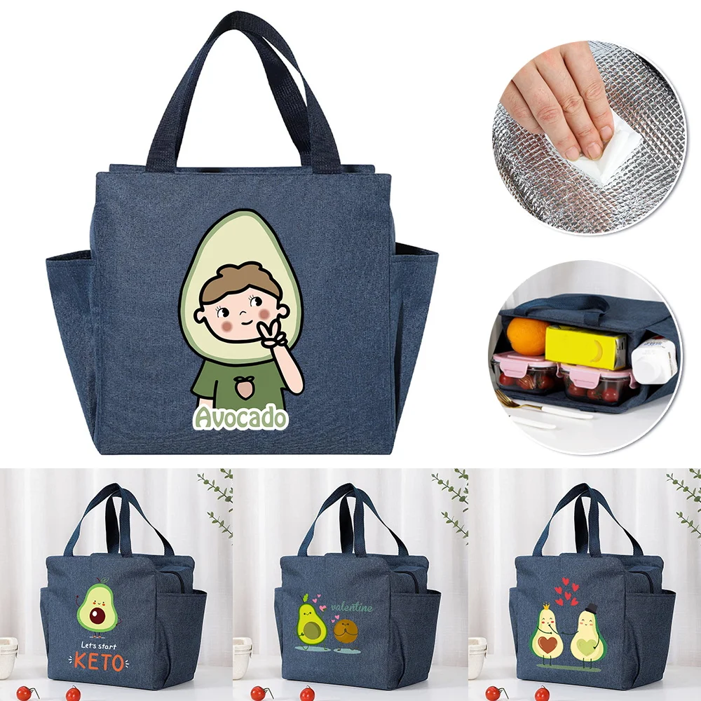 Lunch Bag Waterproof Insulated Canvas Large Capacity Cooler Bag Thermal Food Picnic Lunch Bag for Women Kids Avocado Pattern
Lunch Bag Waterproof Insulated Canvas Large Capacity Cooler Bag Thermal Food Picnic Lunch Bag for Women Kids Avocado Pattern