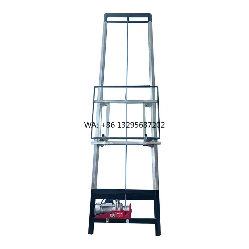 Household Electric Vertical Cargo Elevator Lift Doors and Windows Motor Provided Wire Rope Lifting Goods
Household Electric Vertical Cargo Elevator Lift Doors and Windows Motor Provided Wire Rope Lifting Goods