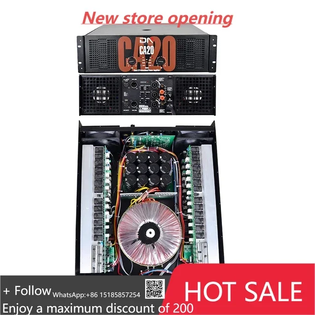 CA+20 3U Class H 2 two channel 1450w 2000w 2500w 2800w 2900w 3000w audio circuit ca20 power amplifier price professional
CA+20 3U Class H 2 two channel 1450w 2000w 2500w 2800w 2900w 3000w audio circuit ca20 power amplifier price professional