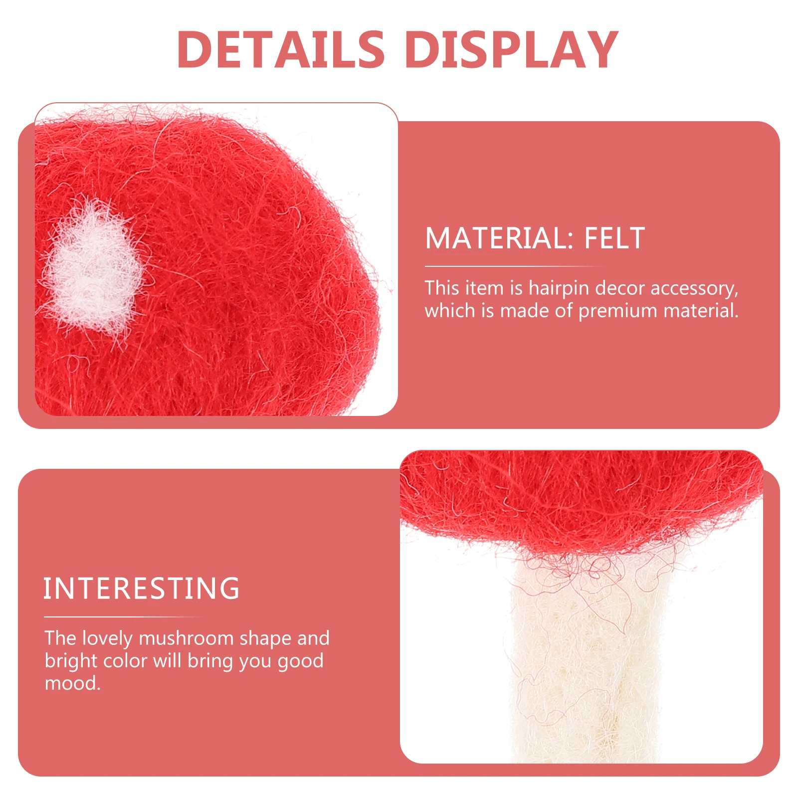 6 шт., фетровые декоры в виде грибов, повязка для волос «сделай сам», аксессуары для головного убора, яркий цвет, шикарная брошь в форме гриба, материал для изготовления рукоделия
6 шт., фетровые декоры в виде грибов, повязка для волос «сделай сам», аксессуары для головного убора, яркий цвет, шикарная брошь в форме гриба, материал для изготовления рукоделия