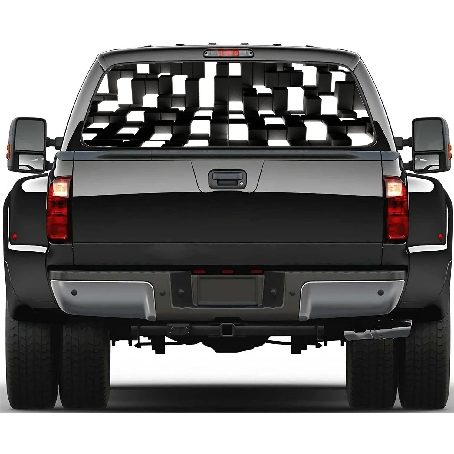 Black and White Checkerboard Car Rear Windshield Sticker Truck Window See Through Perforated Back Window Vinyl Decal Decoration
Black and White Checkerboard Car Rear Windshield Sticker Truck Window See Through Perforated Back Window Vinyl Decal Decoration