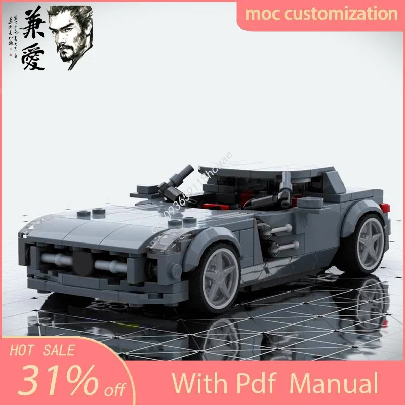 Горячая MOC Speed Champions Mercedess SLS AMG City Car Суперкар Строительные блоки Техника Креативный гараж Кирпич Игрушка в подарок
Горячая MOC Speed Champions Mercedess SLS AMG City Car Суперкар Строительные блоки Техника Креативный гараж Кирпич Игрушка в подарок