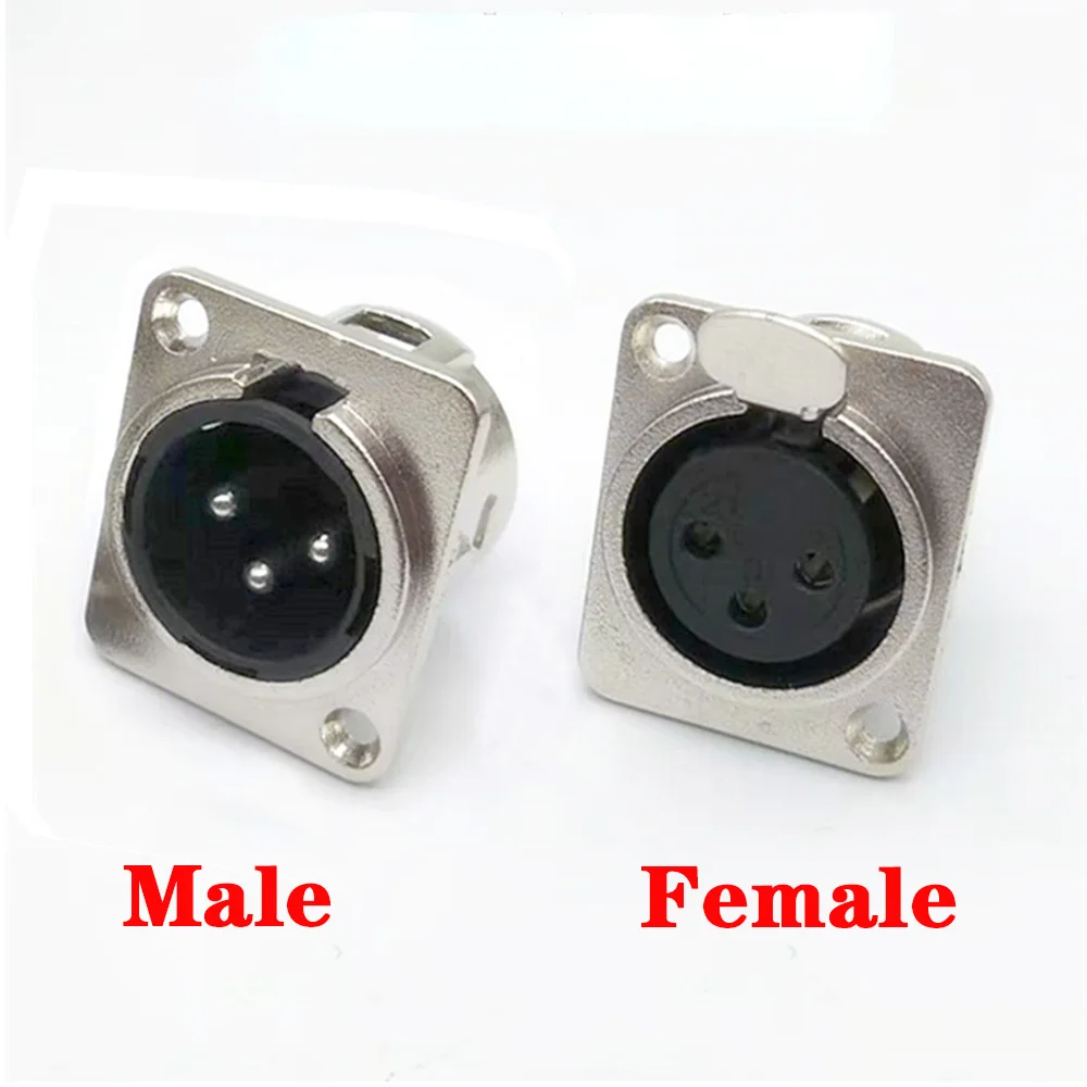1Pcs Metal Square Three Core Caron Female Audio Connector Microphone Socket 3-core XLR Male Female Audio Seat XLR
1Pcs Metal Square Three Core Caron Female Audio Connector Microphone Socket 3-core XLR Male Female Audio Seat XLR