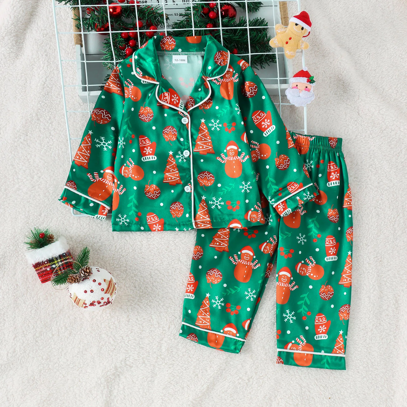 1-5 Years Toddler Girls Christmas Clothes Spring Autumn Sleepwear Home Wear Long Sleeve Cartoon Prints Shirt Pants 2Pcs Outfits
1-5 Years Toddler Girls Christmas Clothes Spring Autumn Sleepwear Home Wear Long Sleeve Cartoon Prints Shirt Pants 2Pcs Outfits