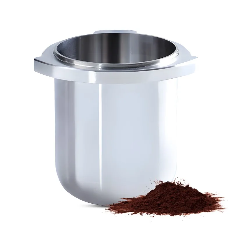 54mm Coffee Powder Picker Dosing Cup with Powder Outlet and Double-ear Hangable Design Press Coffee Espresso Distribution Tool
54mm Coffee Powder Picker Dosing Cup with Powder Outlet and Double-ear Hangable Design Press Coffee Espresso Distribution Tool