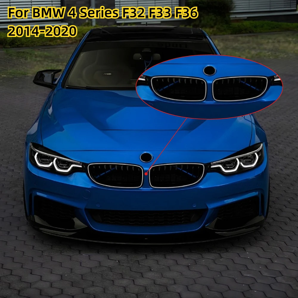 NEW Front Bumper LED Light Grille Racing Grill Dual-Slat Glossy Black Accessories For BMW 4 Series F32 F33 F36 2014-2020
NEW Front Bumper LED Light Grille Racing Grill Dual-Slat Glossy Black Accessories For BMW 4 Series F32 F33 F36 2014-2020