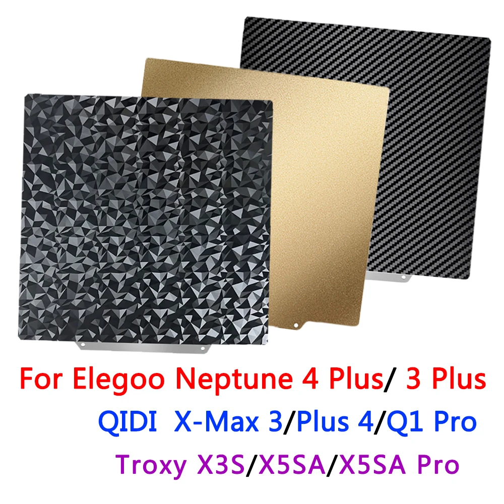 310x310mm Build Plate for QIDI Plus 4 PEI Sheet 330x330 250x250 Double Sided PEO PET For Qidi X Max 3, q1 pro, Neptune 4 Plus
310x310mm Build Plate for QIDI Plus 4 PEI Sheet 330x330 250x250 Double Sided PEO PET For Qidi X Max 3, q1 pro, Neptune 4 Plus